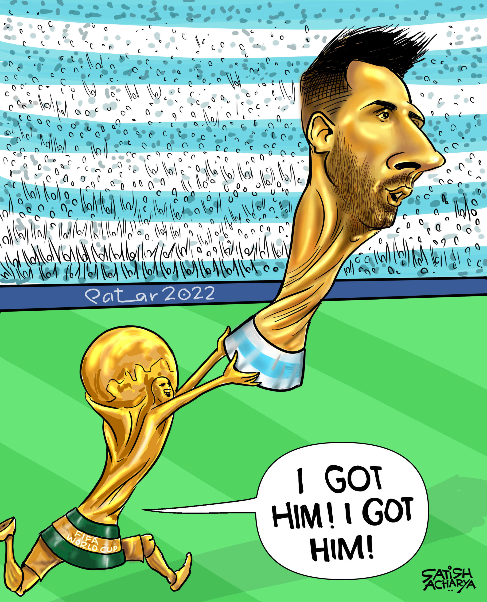 Messi's Argentina lifts FIFA World Cup 2022. 